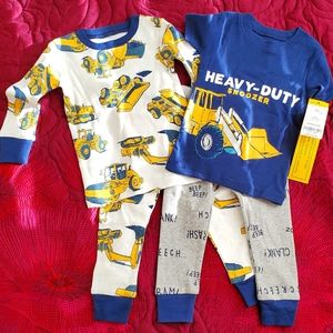 Sale! NWT Carter's Set of 2 Dozer PJs